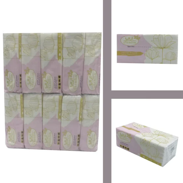 دستمال 200 برگ کاغذی آزالیا ۱۷*۱۸ ( 40 عددی )