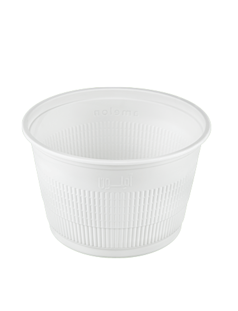 سطل گیاهی آملون 2500 سی سی (همراه با درب 195) ( 100 عددی )