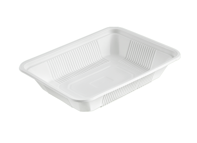 ظرف غذای طرح آلومینیوم 800 سی سی جدید گیاهی آملون ( 100 عددی )