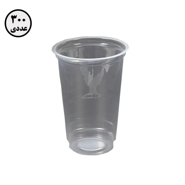 لیوان مکدونالدی بلند 450 شفاف ( 300 عددی )