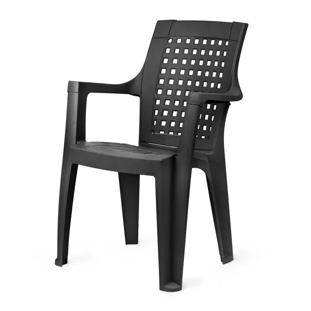 صندلی دسته دار پلیمری یک تکه دالتون شطرنجی