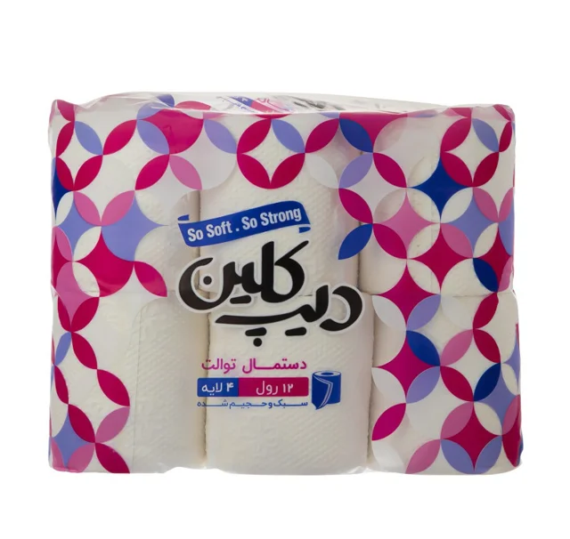 دستمال دلسی 12 قلو دیپ کلین ( 72 عددی )