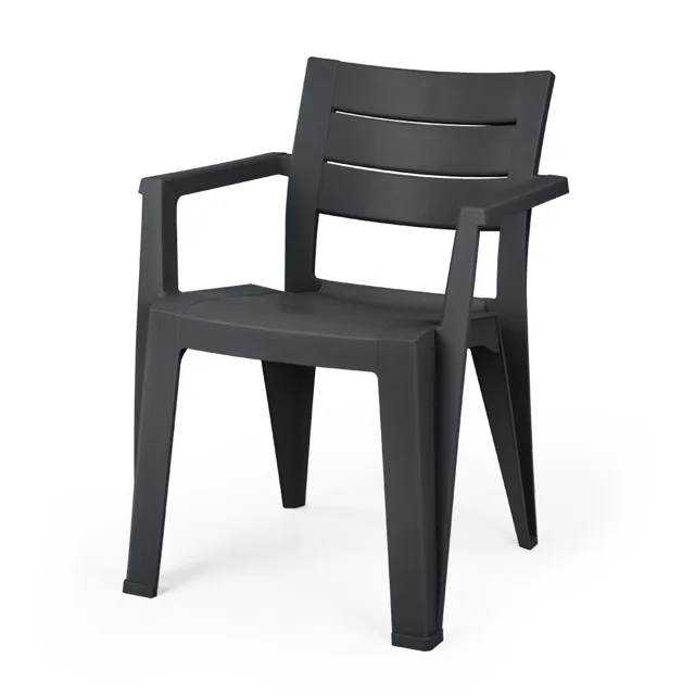 صندلی دسته دار پلیمری یک تکه جاسمین