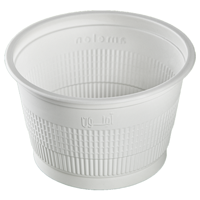 سطل  گیاهی آملون 1000 متوسط (همراه با درب 150) ( 100 عددی )