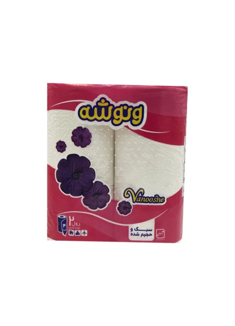 دستمال حوله‌ای دوقلو ونوشه ( 18 بسته دو تایی )
